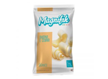 Chocolate Raspar e Cobrir Branco Magnifik 5KG