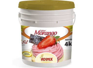 Granfil Creme Morango 4kg Adimix