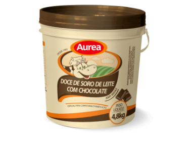 Doce de Soro de Leite c/ Chocolate 4.8kg Aurea