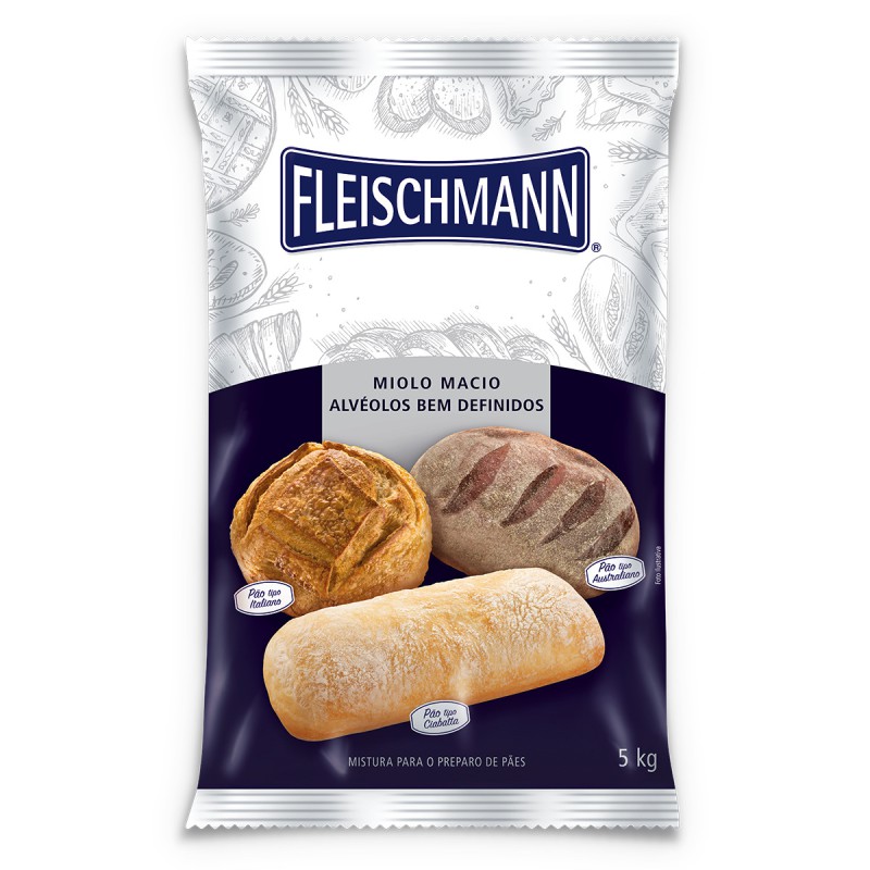 Mistura Pao Australiano 5kg Fleischmann Mistura Pao Australiano 5kg Fleischmann