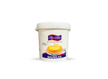 Creme e Recheio Baunilha TopMix 4kg (RochaPan) 