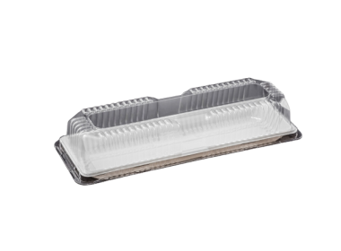 Emb. BP-63 Retangular Cristal Fatia Bolo