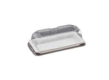 Emb. BP-62 Retangular Cristal Fatia Bolo