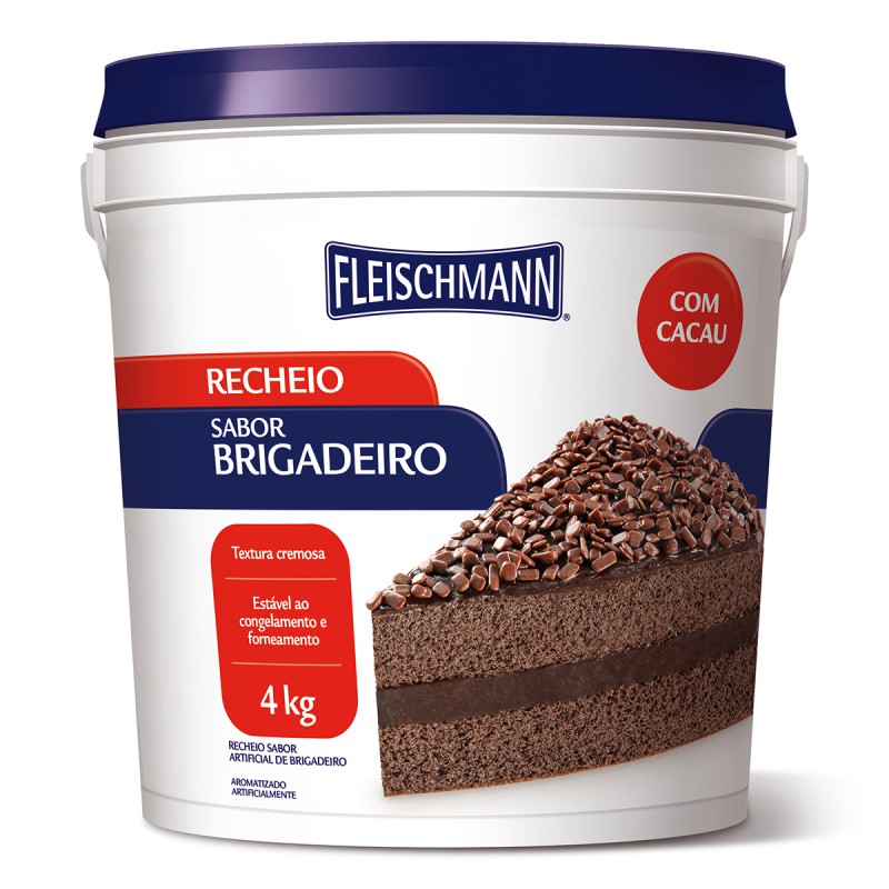 Recheio de Brigadeiro 4kg Fleischmann Recheio de Brigadeiro 4kg Fleischmann