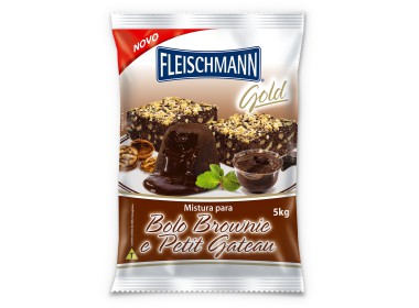 Mistura Bolo Brownie 5kg Fleischmann