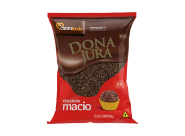 Granulado Macio Chocolate 1,005Kg Dona