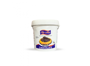 Creme e Recheio Chocolate TopMix 4kg (RochaPan) 