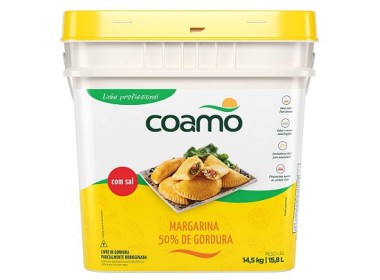 Margarina Zero Trans Coamo 50%  14,5Kg