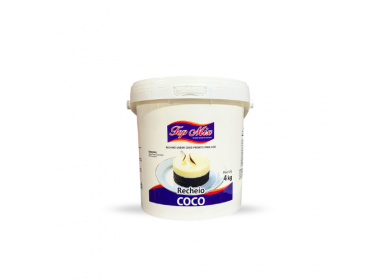 Creme e Recheio Coco TopMix 4kg (RochaPan) 