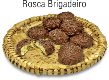 Delicia de Minas Rosca de Brigadeiro 2KG