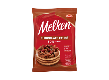 Chocolate em pó Confeiteito 50% 1.05kg Harald