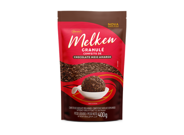 Granule Choc. Meio Amargo 400Gr Harald Confeito Melken