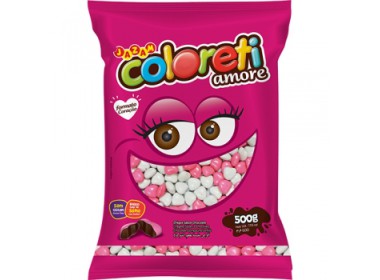 Confeito Coloreti Amore 500g