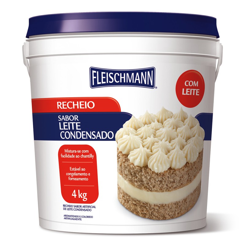 Recheio de Leite Condensado 4kg Fleischmann Recheio de Leite Condensado 4kg Fleischmann
