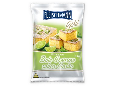 Mistura Bolo Limão Cremoso 5kg Fleischmann