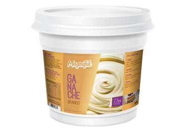 Ganache Branco 2,3KG Magnifik