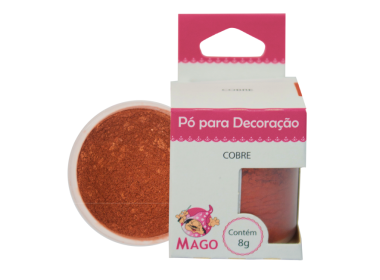 Pó Para Decoração cobre 8Gr Mago