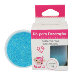 Pó Para Decoração Furtacor Reflexo Azul 10Gr Mago