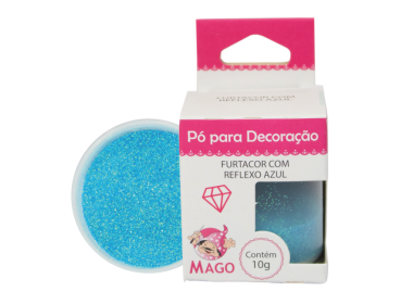 Pó Para Decoração Furtacor Reflexo Azul 10Gr Mago