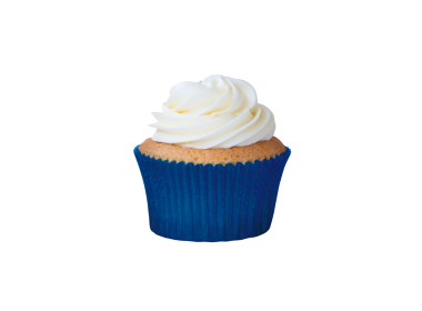 Forminha P/ Cupcake Azul Royal PCT C/45 UND