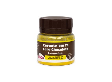 Corante em Pó P/ Chocolate Amarelo 5G