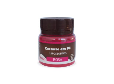 Corante em Pó P/ Chocolate Rosa 5G