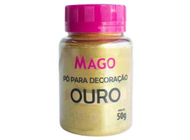 Pó Para Decoração Ouro 50Gr Mago