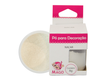 Pó Para Decoração Nacar 8Gr Mago