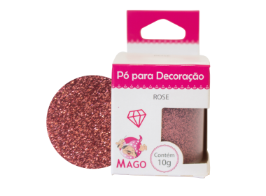 Pó Para Decoração Rose 10Gr Mago