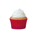 Forminha P/ Cupcake Vermelha PCT C/45 UND