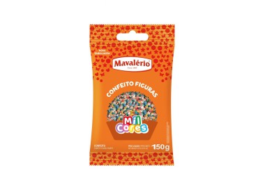 Confeito Figura Estrelinhas 150Gr