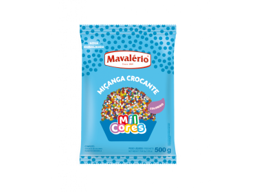 Confeito Miçanga Colorida 500Gr