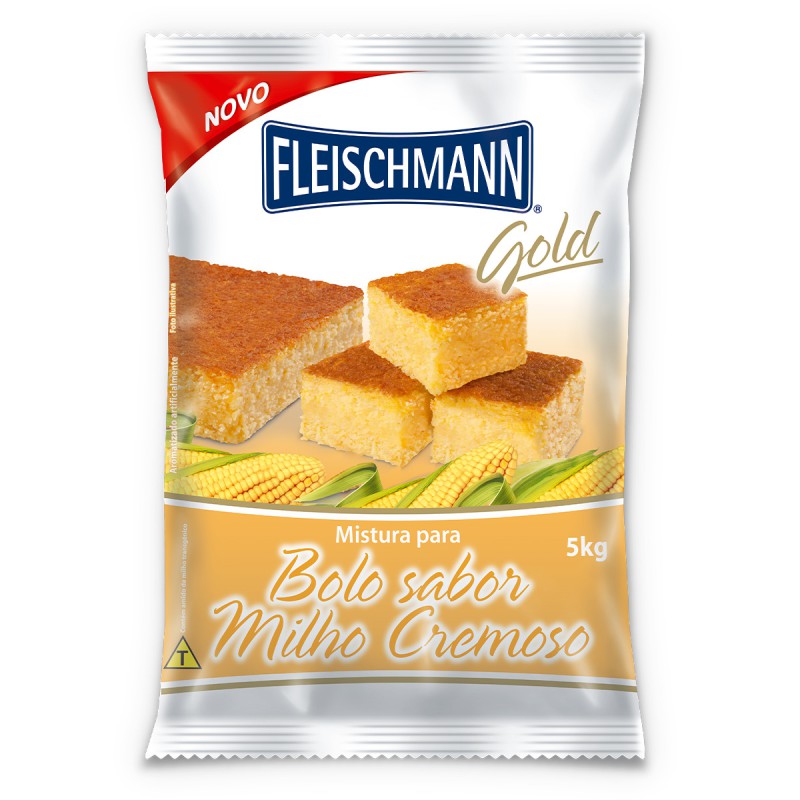 Mistura Bolo Milho Cremoso 5kg Fleischmann Mistura Bolo Milho Cremoso 5kg Fleischmann
