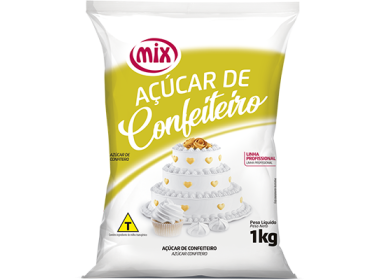 Açúcar Confeiteiro 1kg Mix