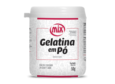 Gelatina em Pó 50Gr Mix