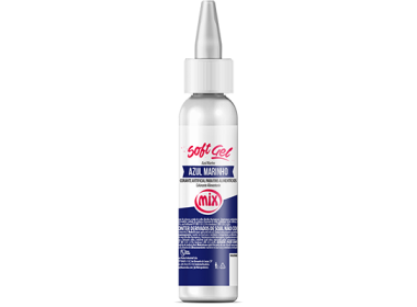 Corante Soft Gel  Azul Marinho 25Gr Mix