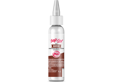 Corante Soft Gel Marrom Chocolate 25Gr Mix