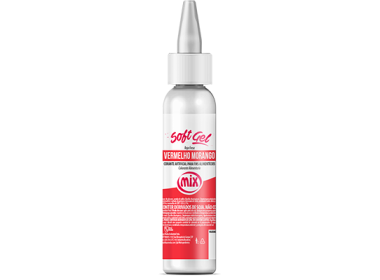 Soft Gel Corante Vermelho Morango 150Gr