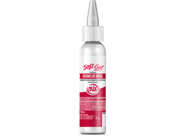 Soft Gel Corante Vermelho Natal 150Gr