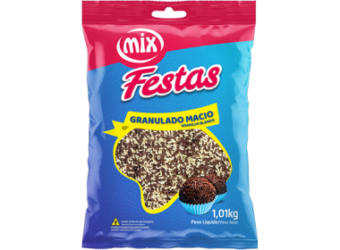 Granulado Mesclado Macio Festas 1Kg