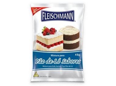 Mistura para Pao de Ló 4kg Fleischmann