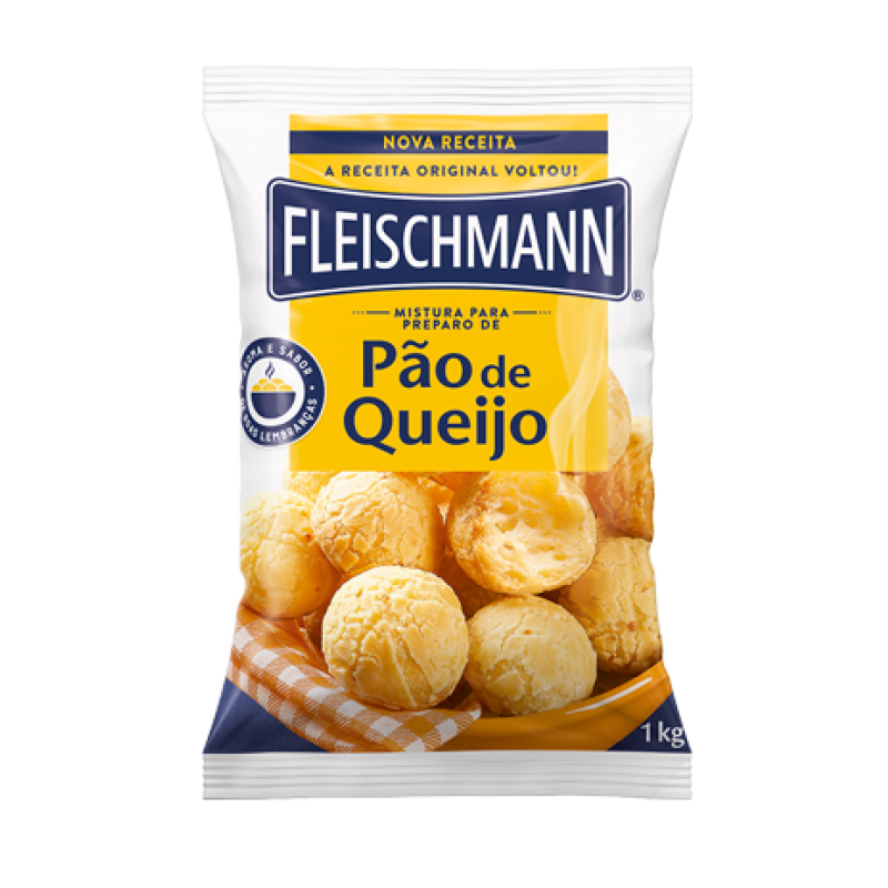 Mistura Pao de queijo 1kg Fleischmann Mistura Pao de queijo 1kg Fleischmann