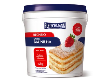 Recheio de Baunilha 4kg Fleischmann