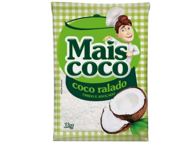 Coco Ralado Fino Mais Coco 1kg