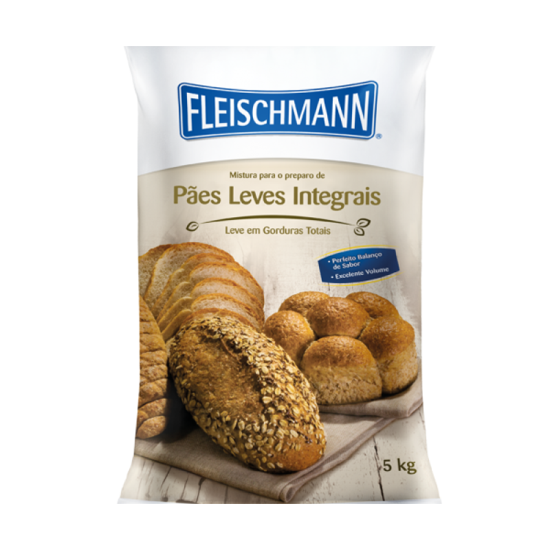 Mistura Pao Integral 2x5kgkg Fleischmann Mistura Pao Integral 2x5kgkg Fleischmann