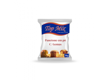 Mistura Panetone em Pó C/Gemas 5kg TopMix 